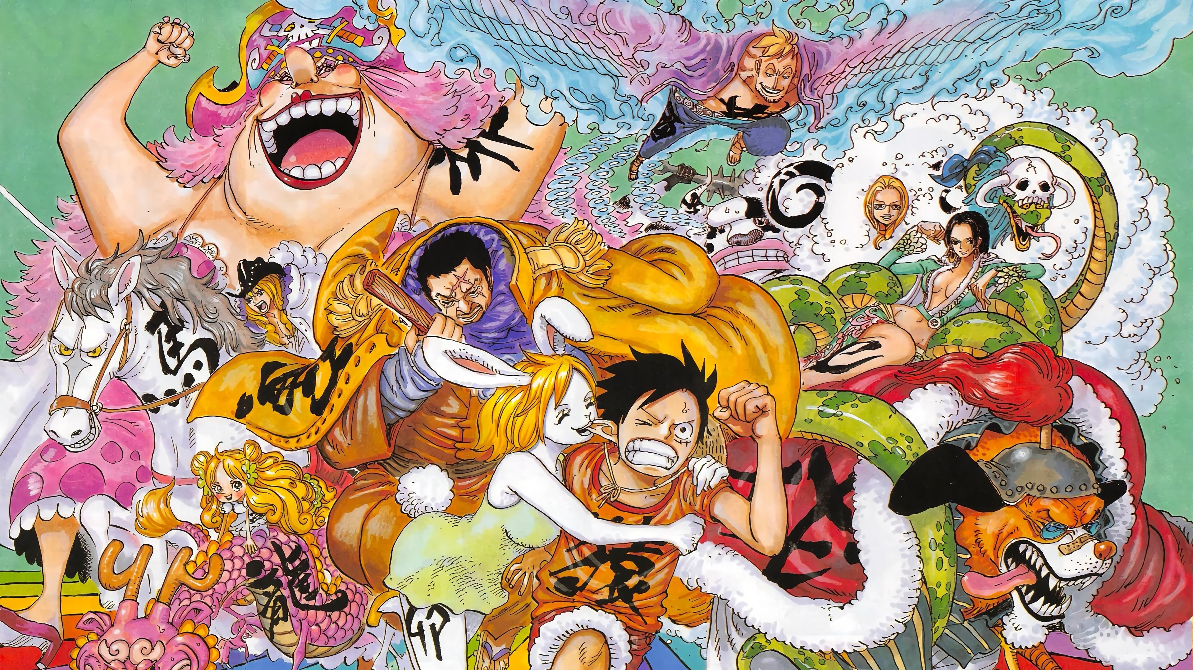 One Piece Characters 4k Wallpaper