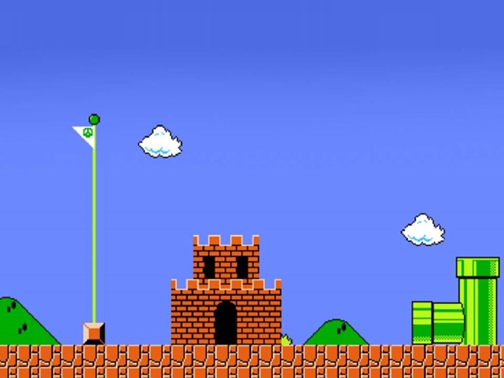 Super Mario Retro Wallpaper