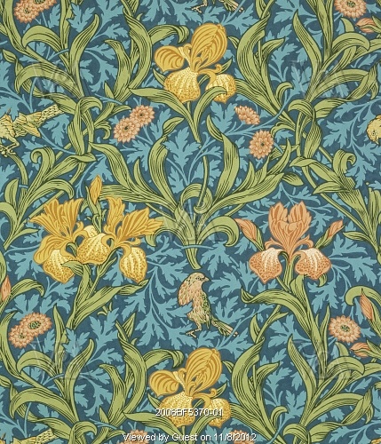 Iris Wallpaper By William Morris England Late 19th Century
