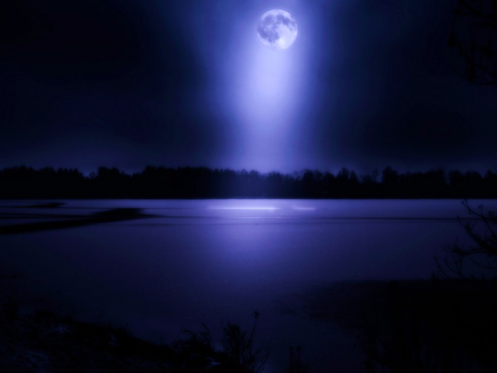Blue Moon Background Background HD