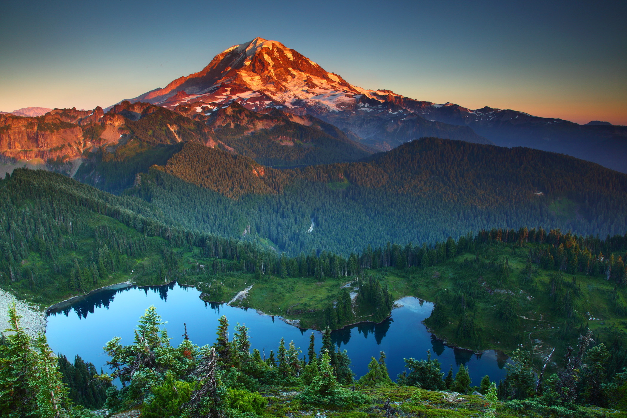 Wallpaper Park Mountain Landscape Usa Mt Rainier Washington Top