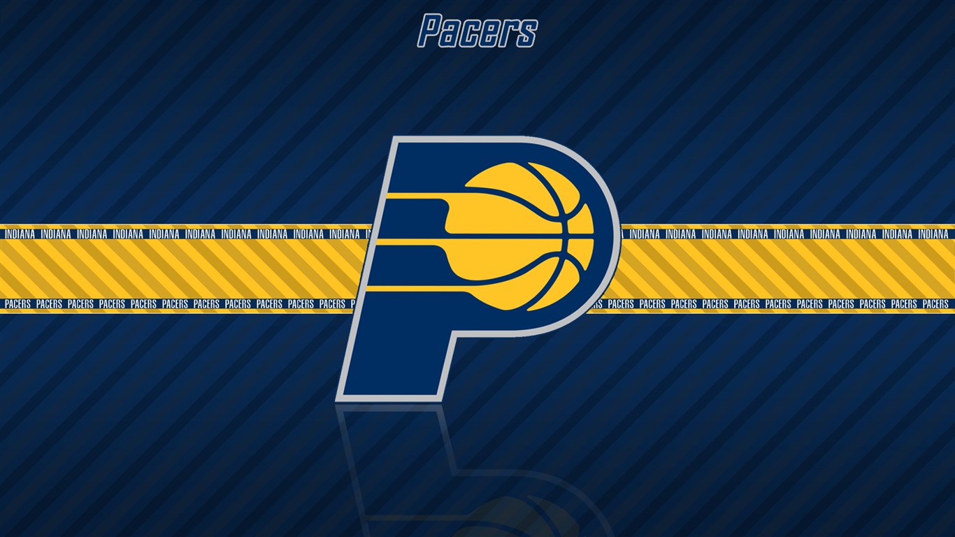  Indiana Pacers team logo widescreen HD wallpaper   1366x768 Wallpaper