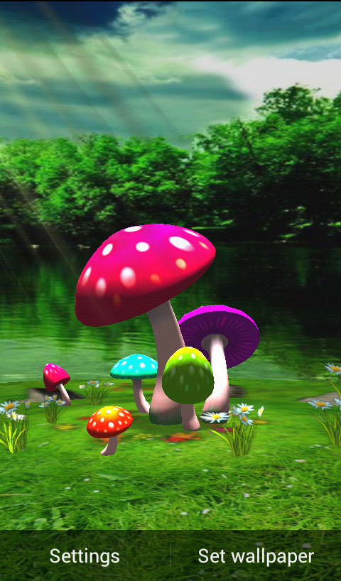 50+] 3D Mushroom Wallpaper - WallpaperSafari