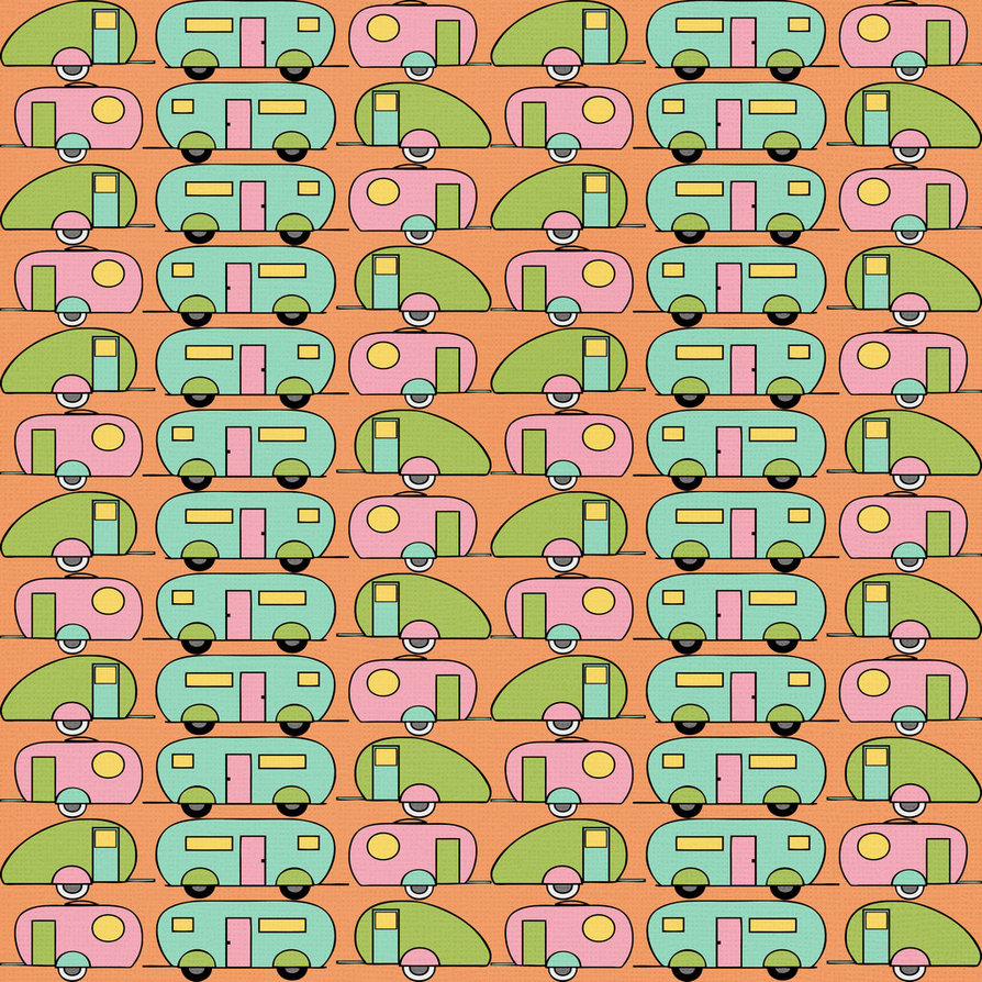 Retro Camper Background By Hggraphicdesigns