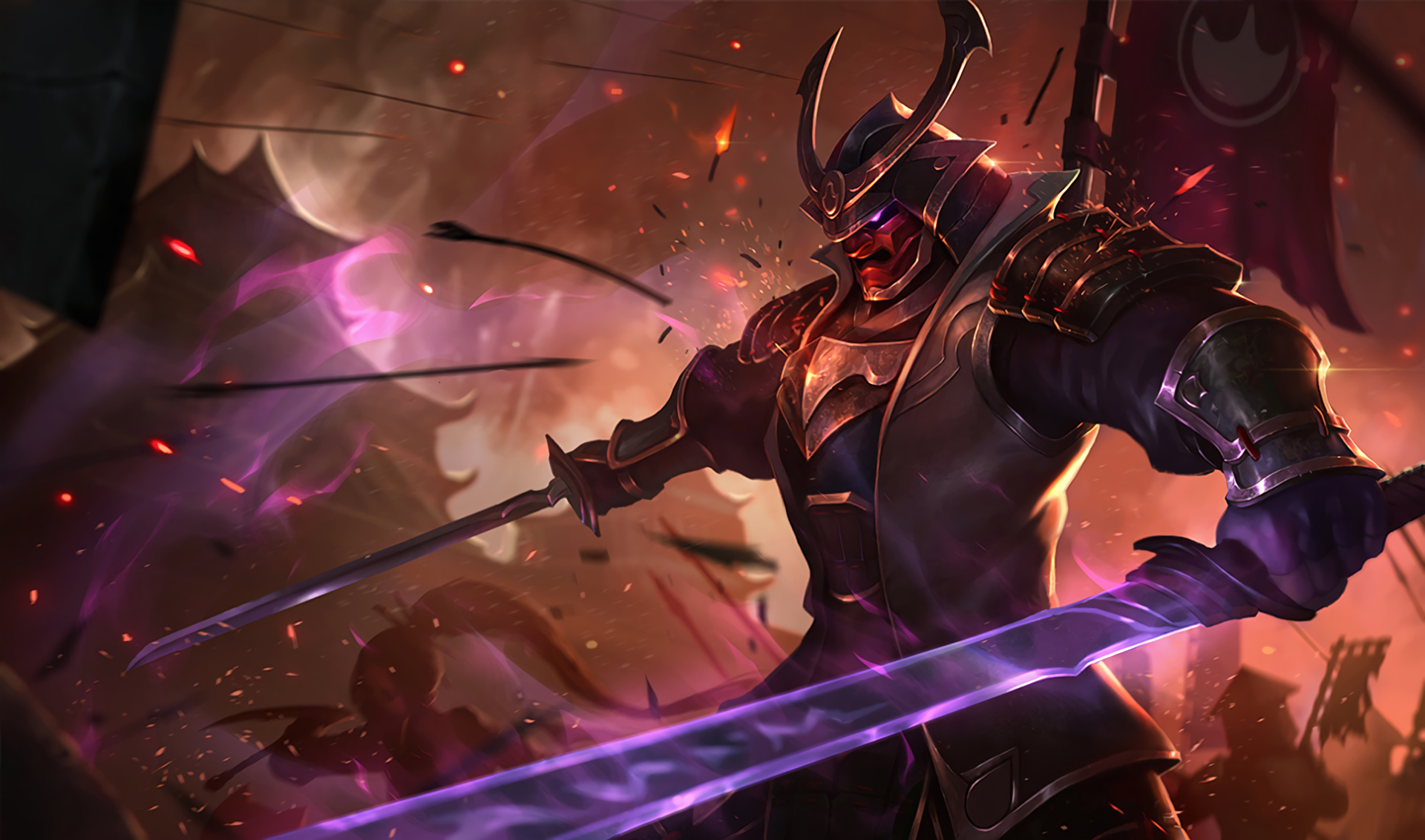 Shen League Of Legends Background