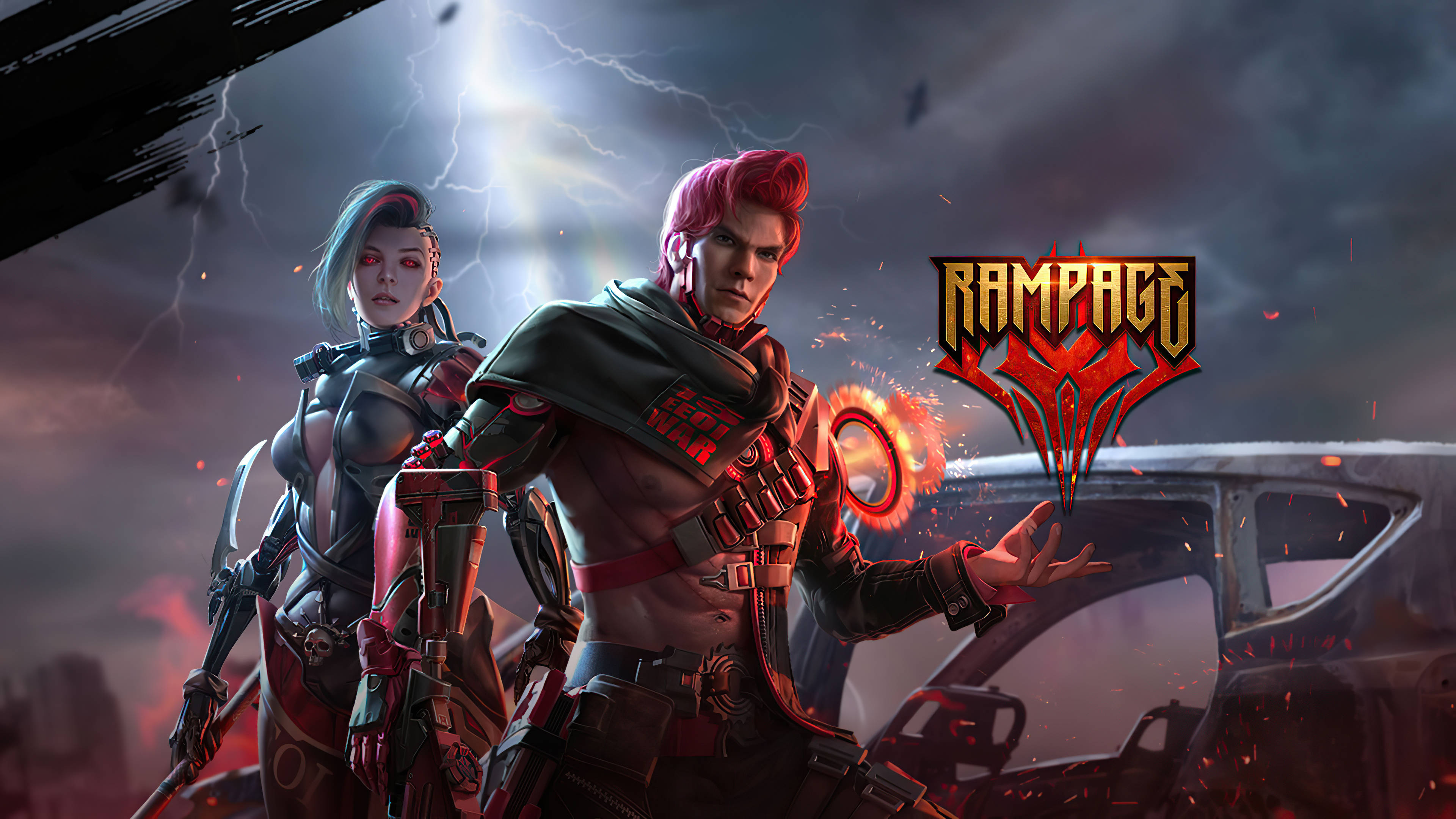 Fire Ram Poster Wallpaper