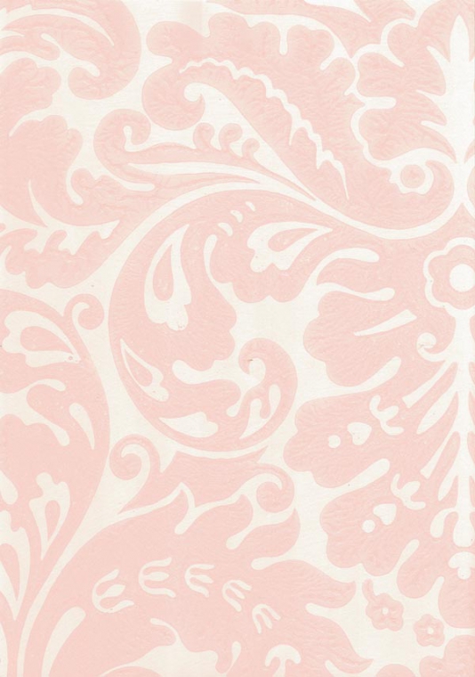 Silvergate Wallpaper Pale Pink Damask Design On Off White