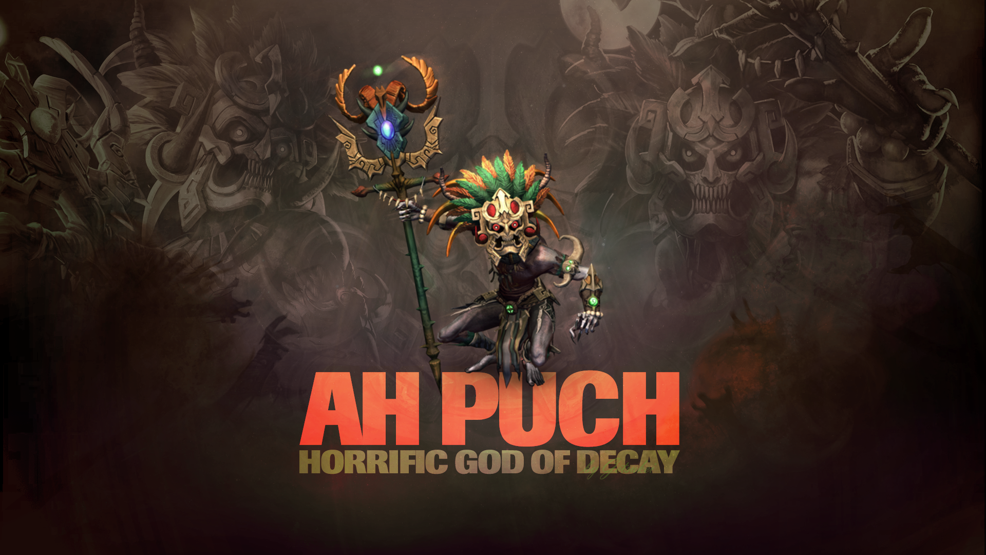 SMITE   Ah Puch God of Decay Wallpaper by Getsukeii on