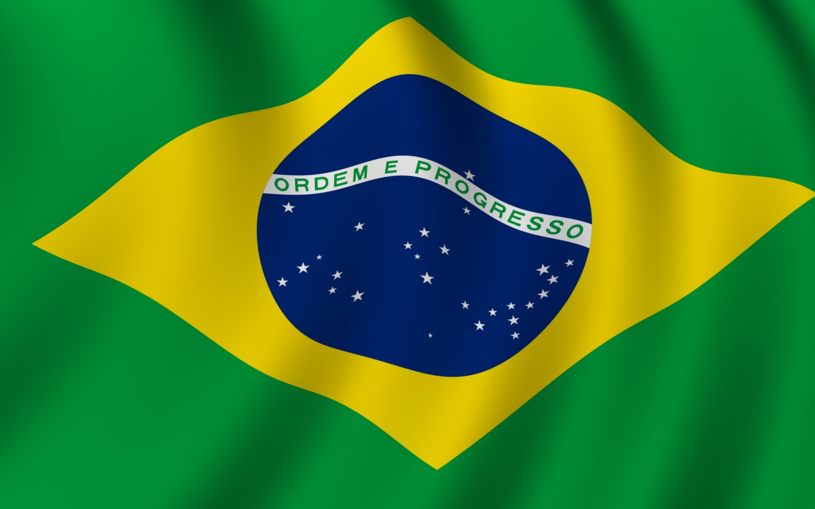 Brazil Flag Sky Vector