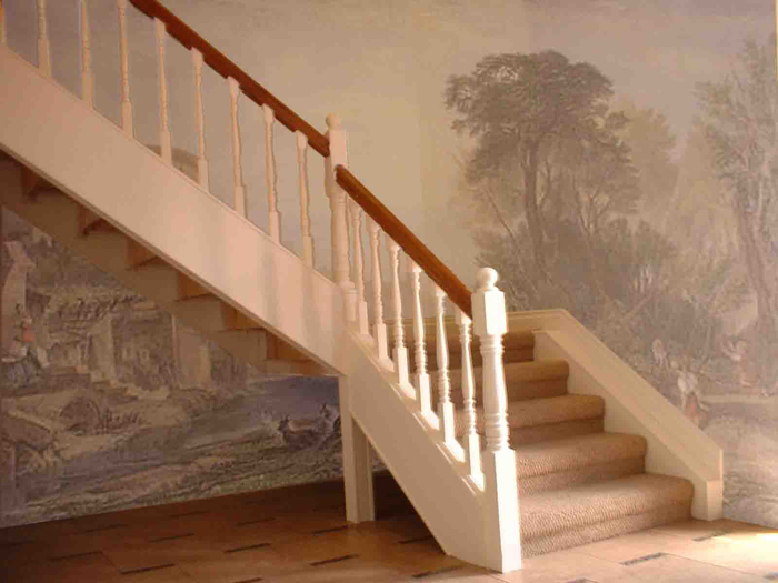 Re Invent Your Hall And Stairs With Wall Murals