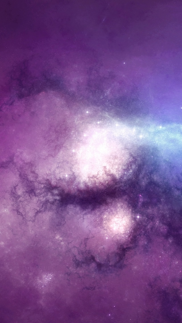 Purple Nebula iPhone 5s Wallpaper iPad
