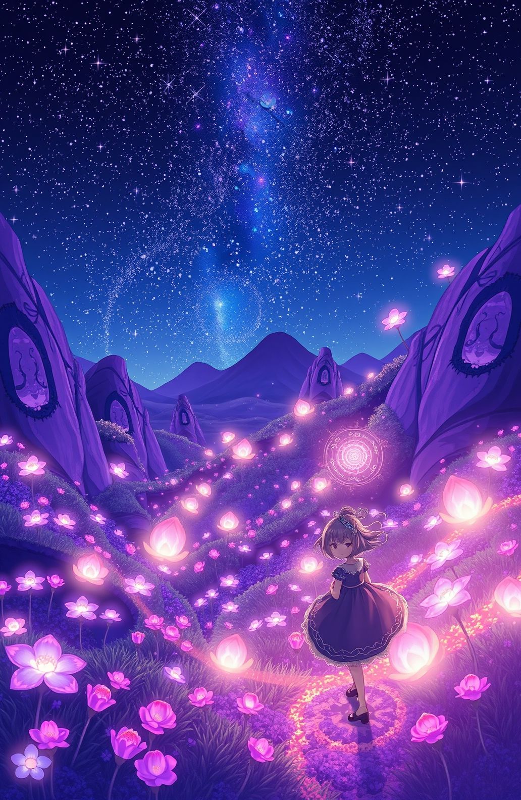 Cool Anime Purple Wallpaper