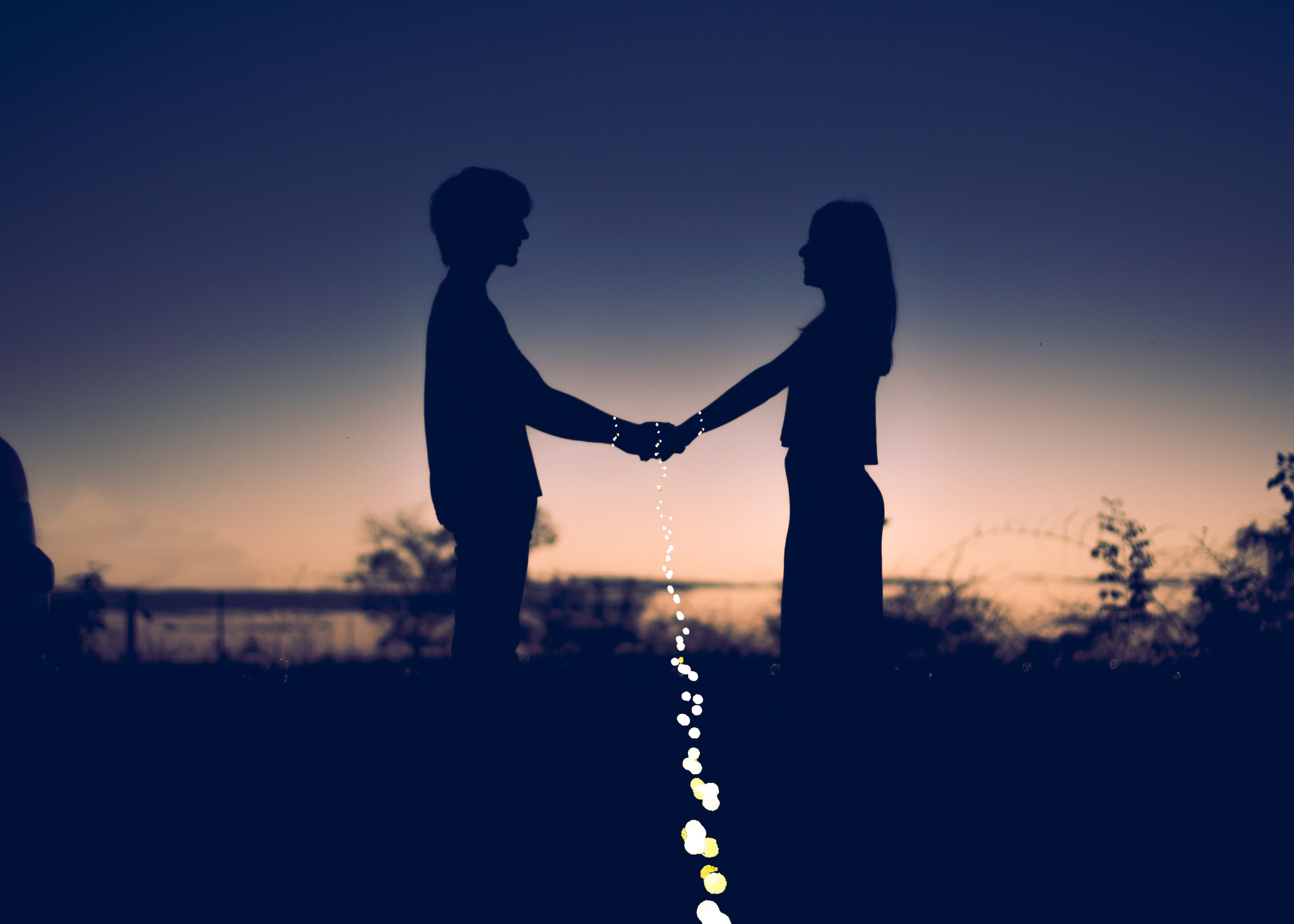 HD Wallpaper Two Persons Standing Next To Each Other Couple