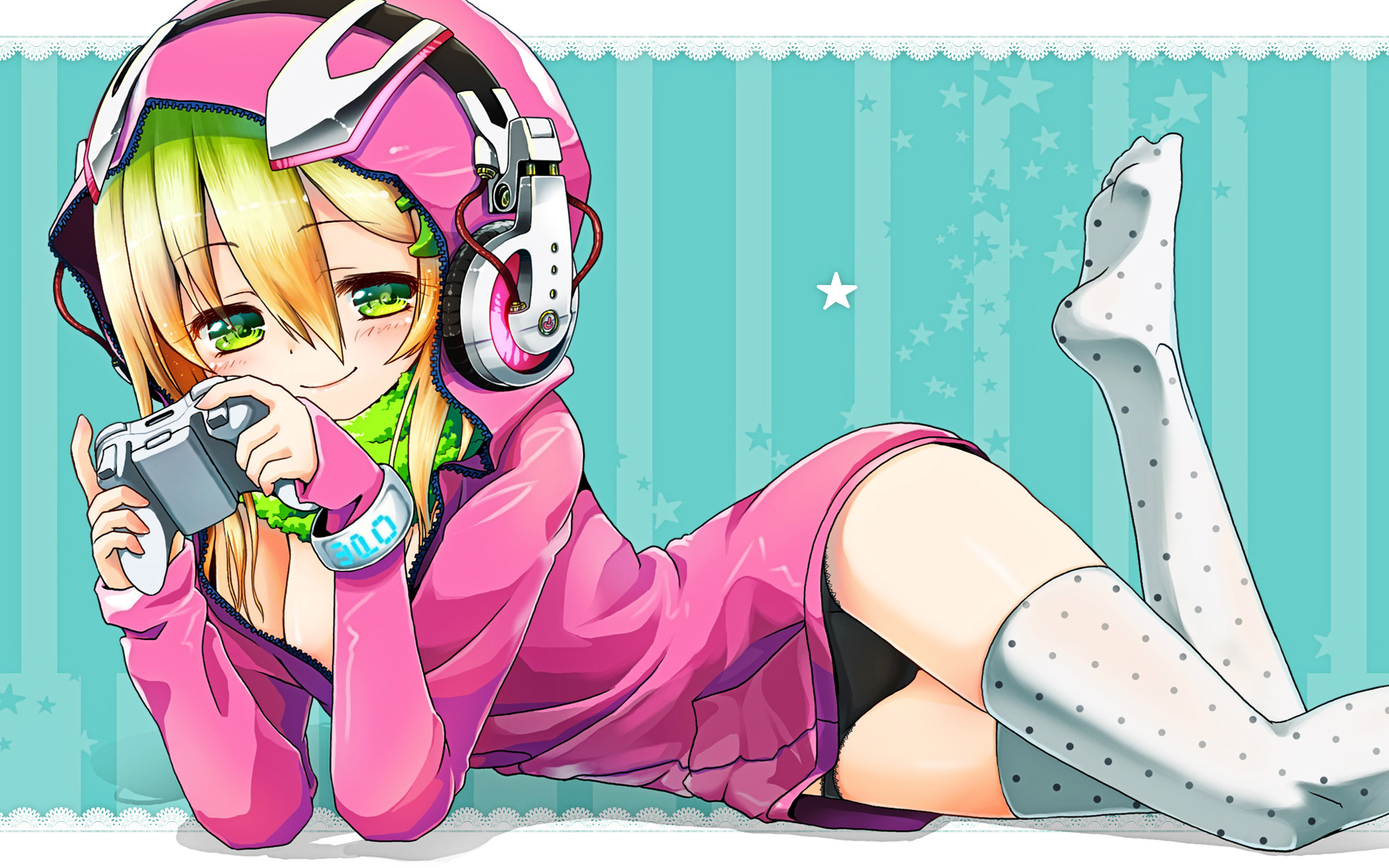 Anime Gamer Girl Wallpapers Wallpapersafari Com