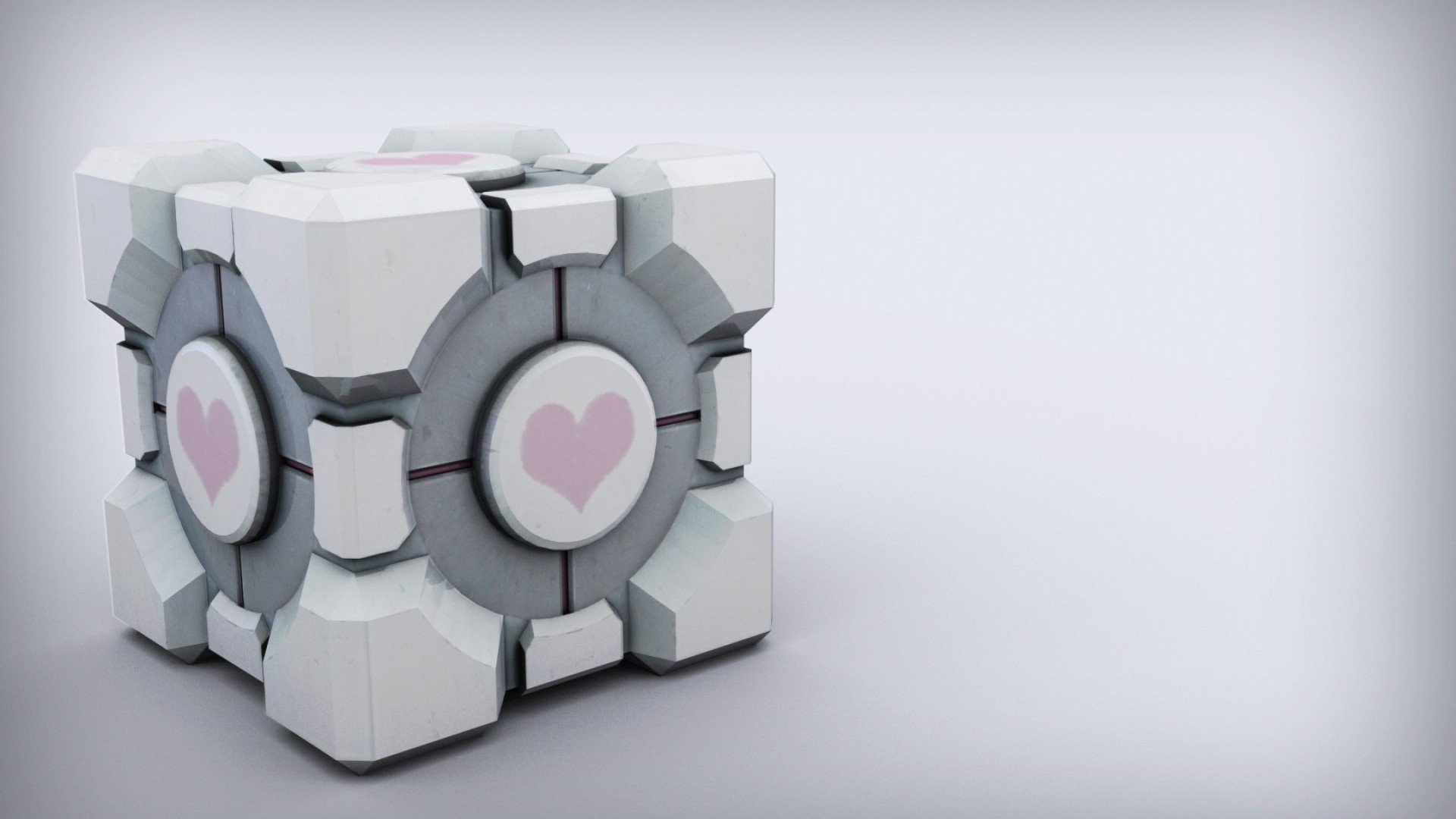 Download Weighted Companion Cube wallpaper