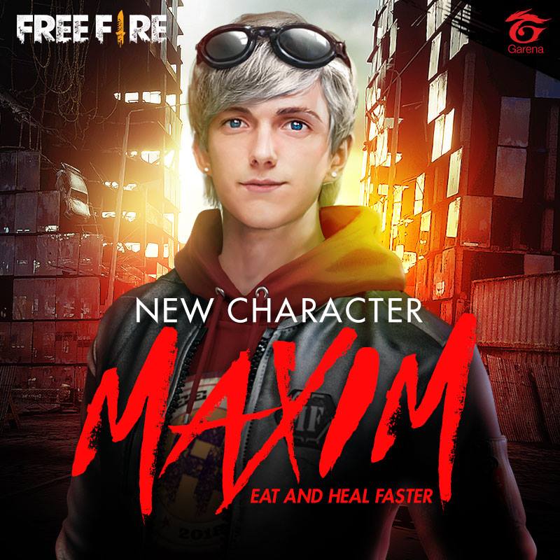 New Character Maxim Garena Fire