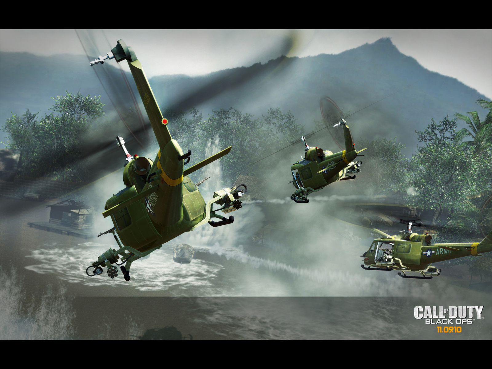 Huey Helicopters Attack Call Of Duty Black Ops