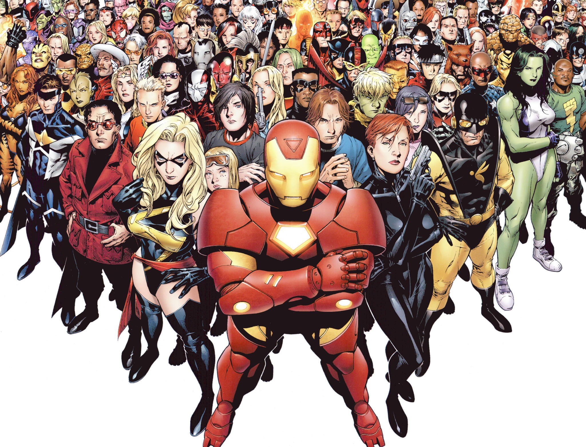 Marvel Superheroes Wallpaper 2048x1564