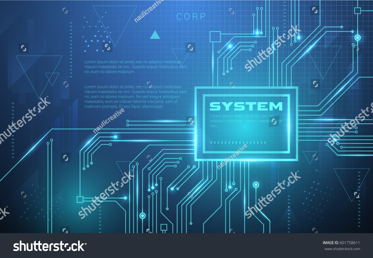 Ultra HD Abstract Sci Fi Technology Stock Vector Royalty