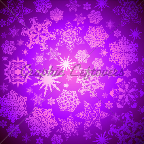Purple Snowflake Wallpaper Background