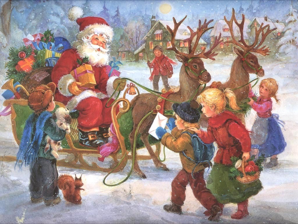 Christmas Image Santa Claus HD Wallpaper And Background