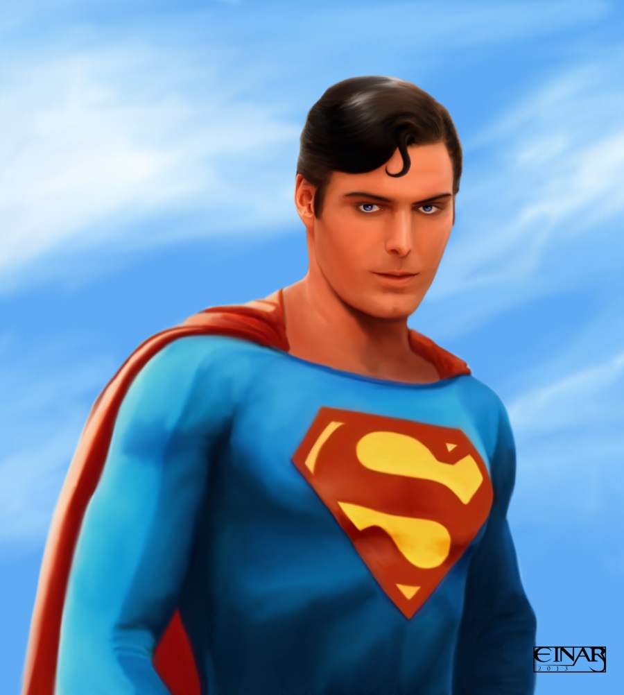 Superman Christopher Reeve By Einariim
