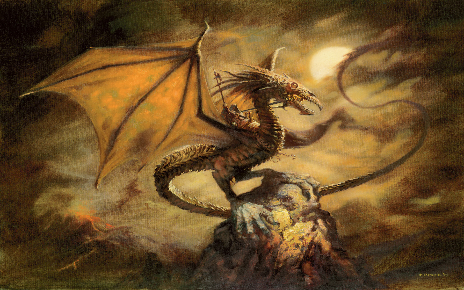 Dragon Perch Wallpaper HD