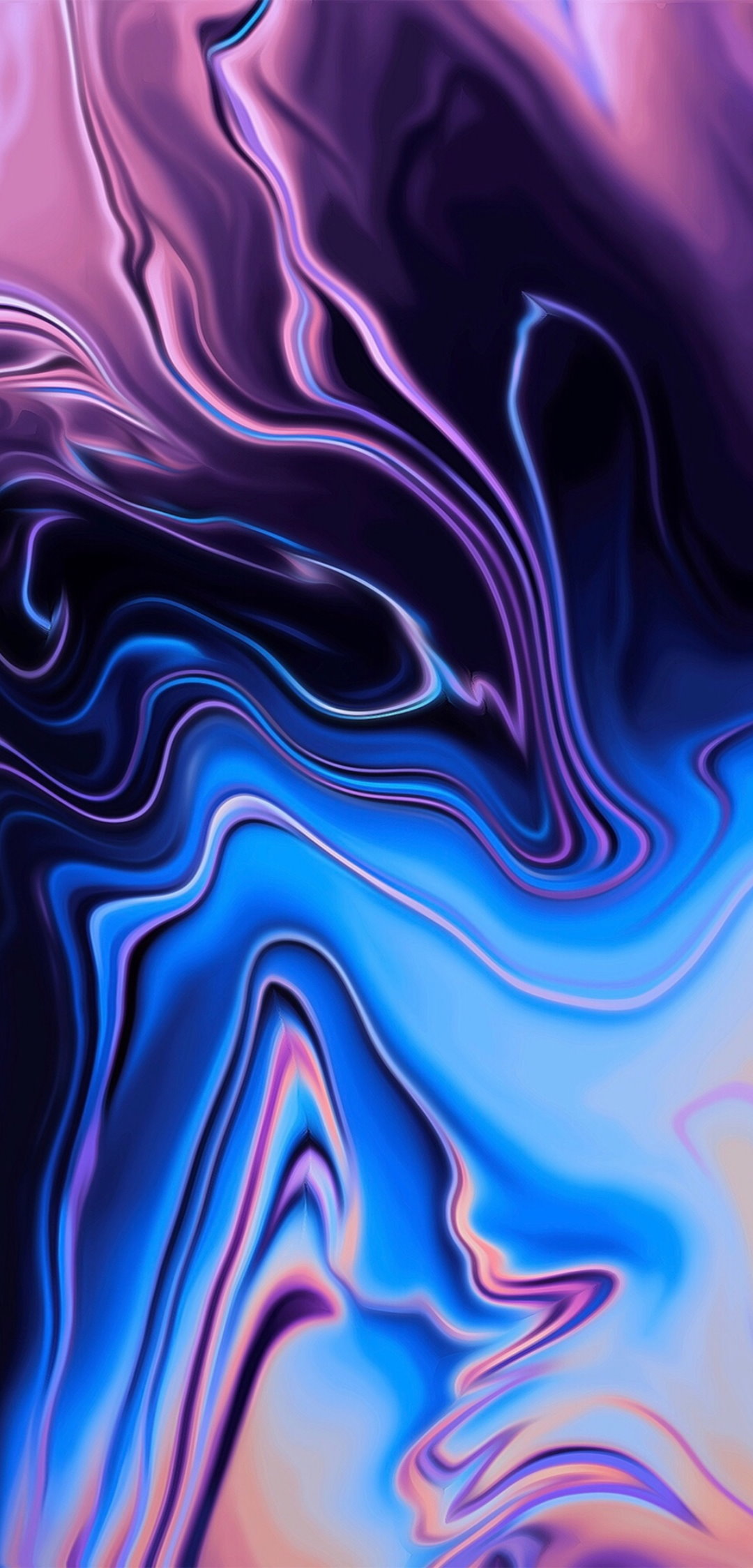 Abstract swirling background in shades of blue, purple, and pink, reminiscent of a Xiaomi 14 Pro wallpaper