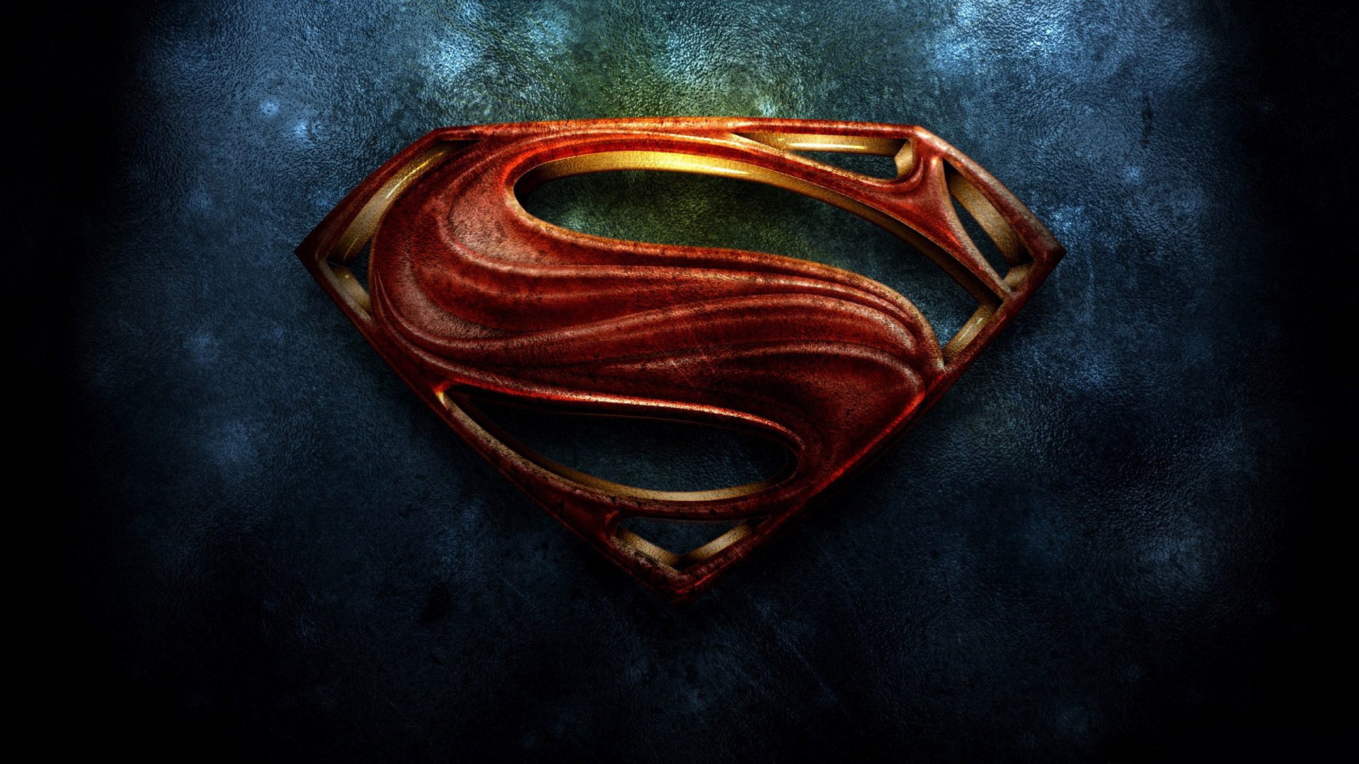 Superman The Man Of Steel Logo HD Wallpaper