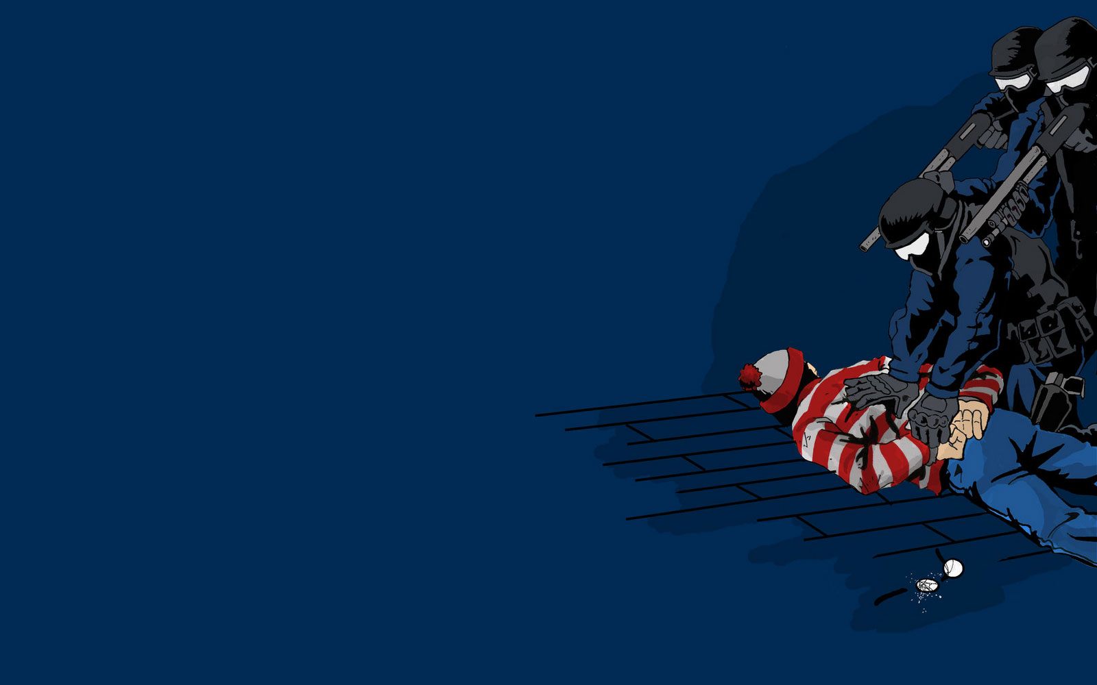 Word On The Street Is That Waldo Wears Stripes To Break Up
