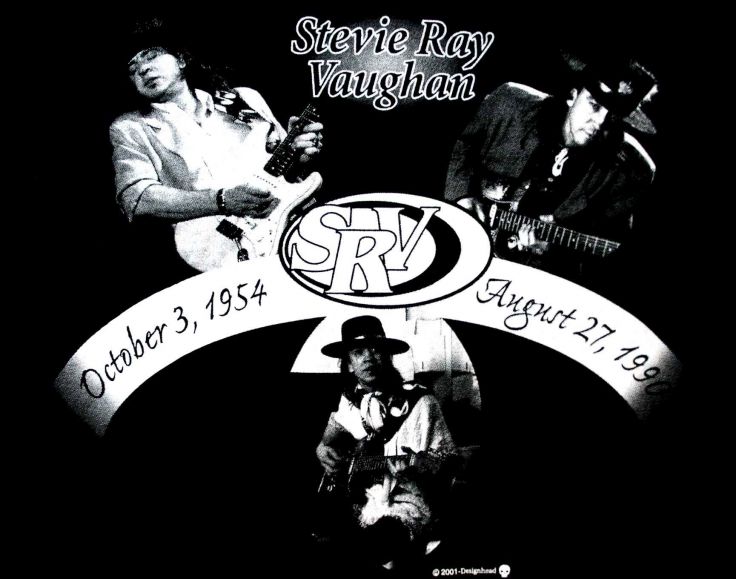 STEVIE RAY VAUGHAN blues rock hard classic guitar poster wallpaper