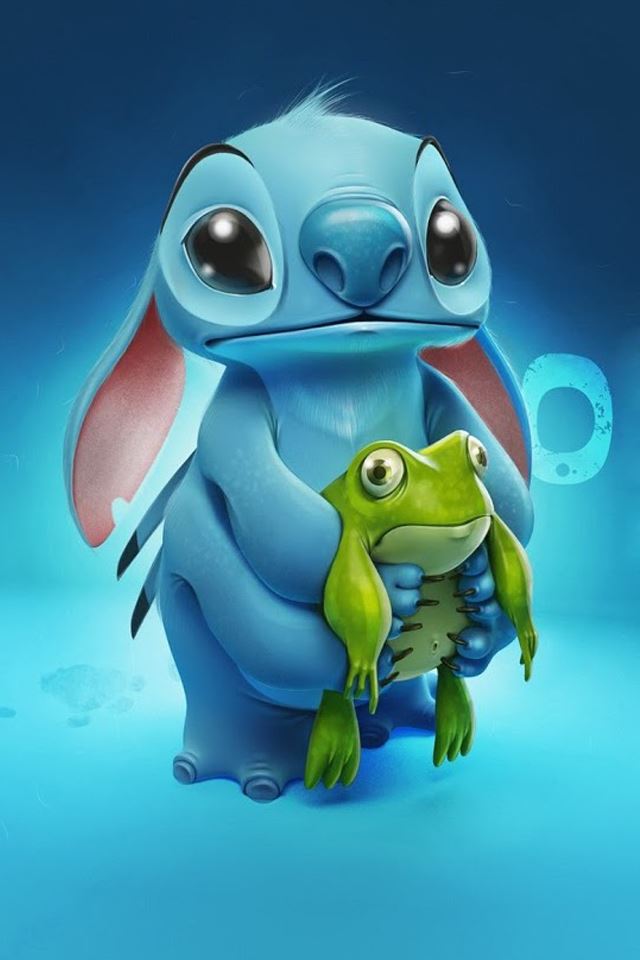 The bunny Embrace frog iPhone 4s Wallpapers Free Download