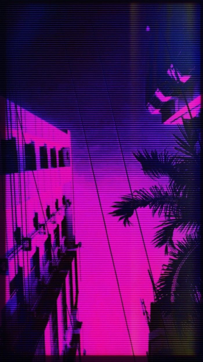 Cute Purple Vaporwave Wallpaper Retro