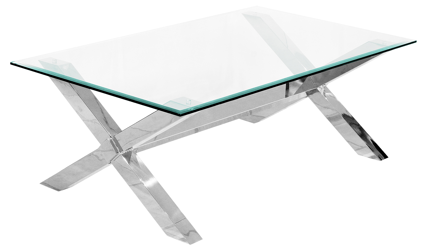Tables Modern Console Round Glass Top Coffee Table