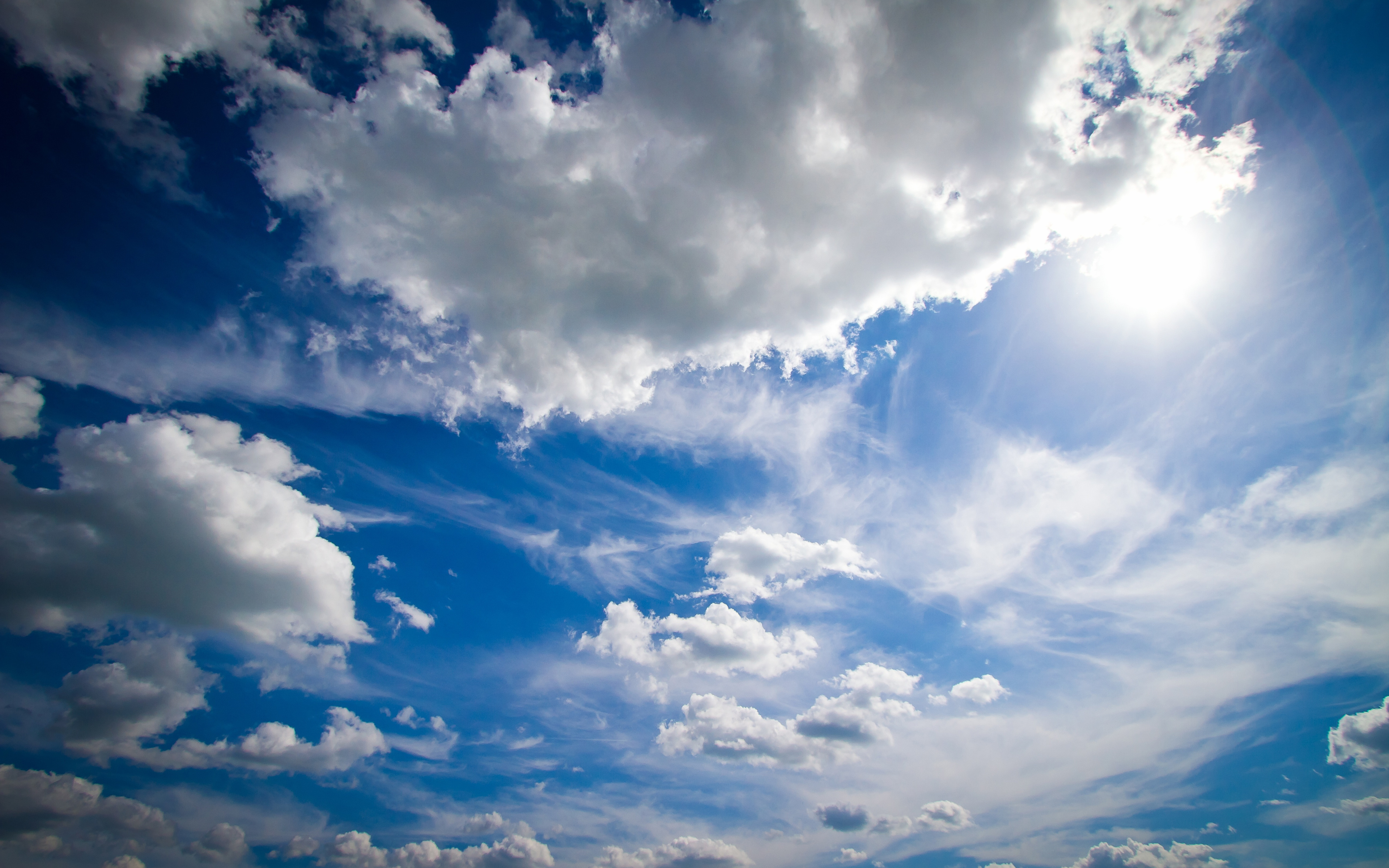 Blue Sky Summer 4k HD Wallpaper Image Photos And Picture
