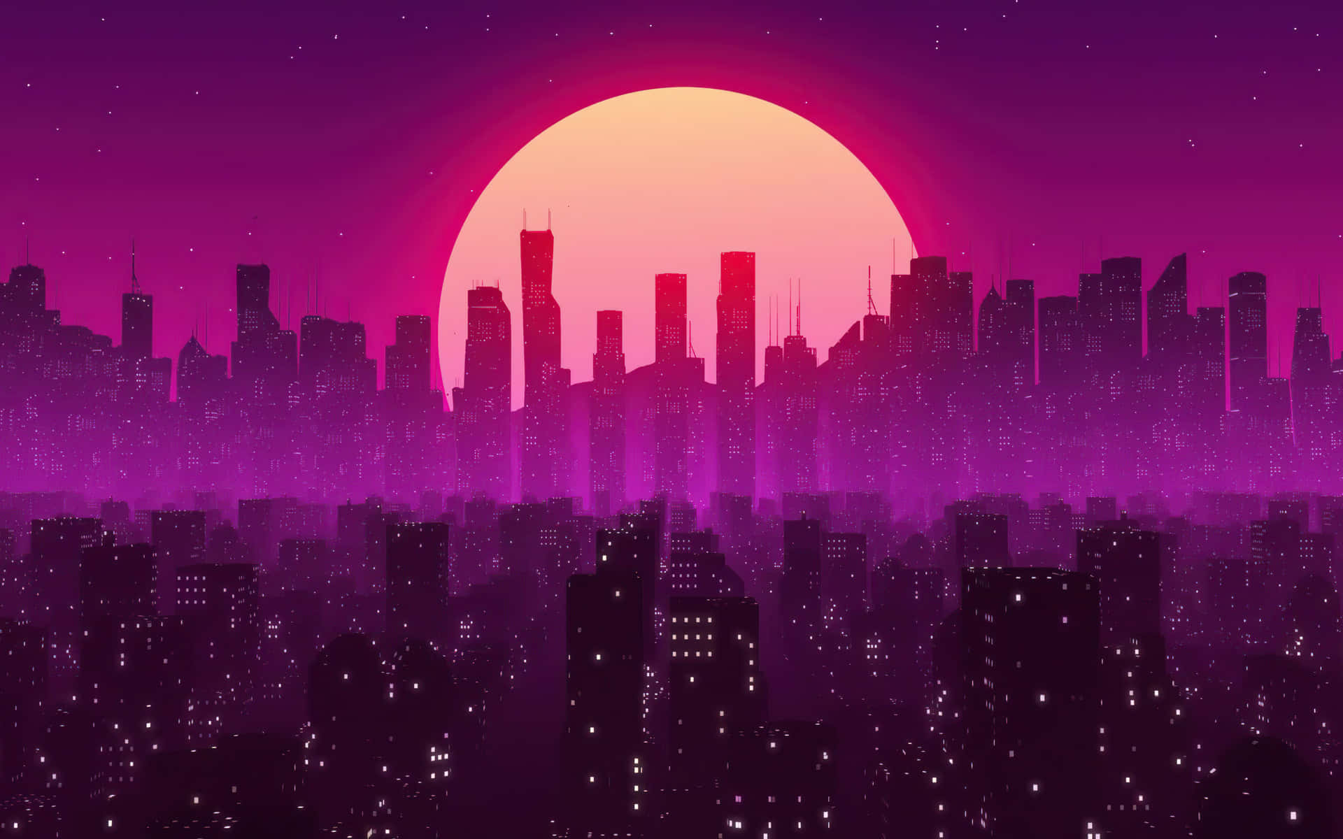 Pink City Wallpaper