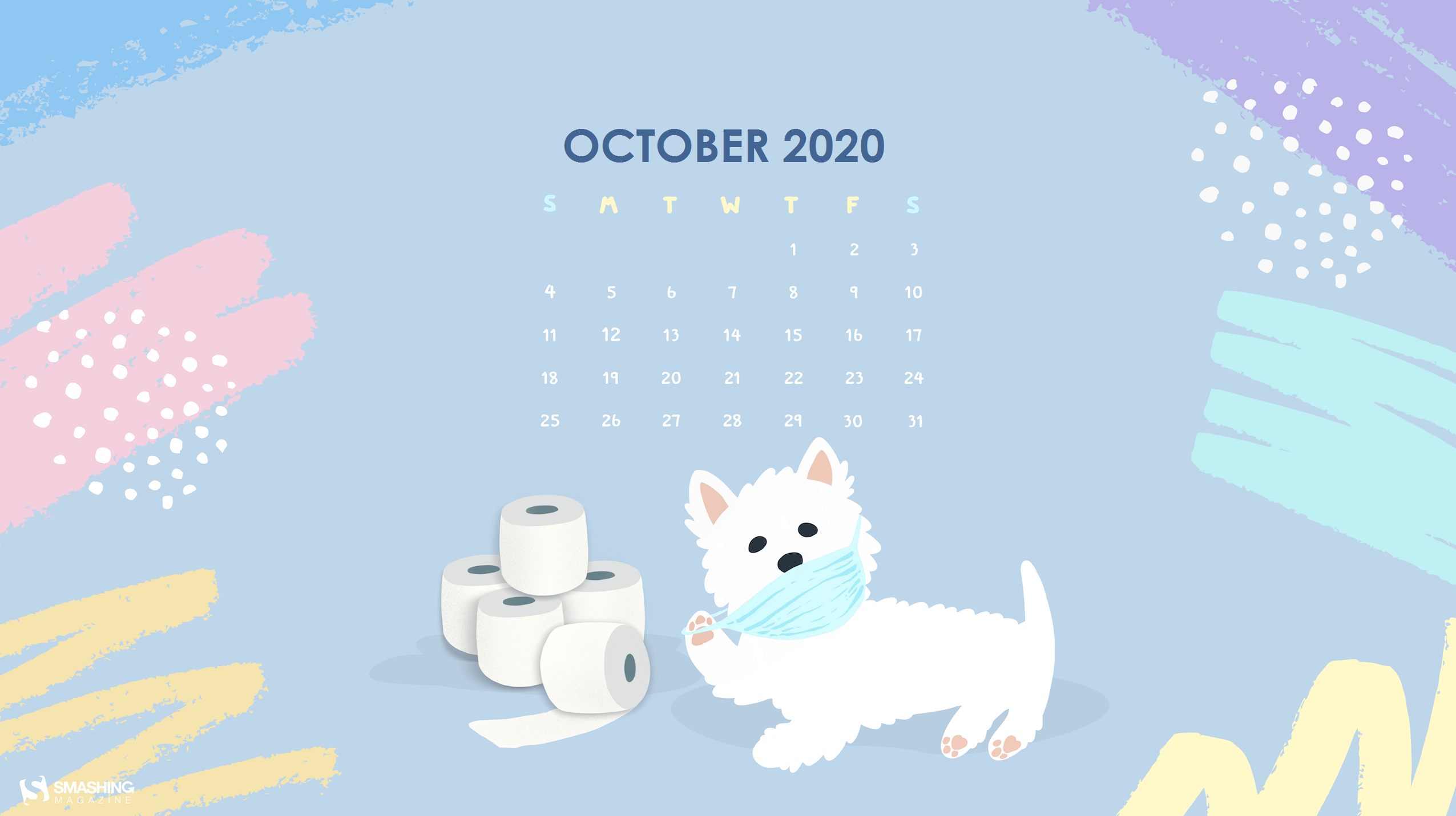 October Wallpaper Calendar