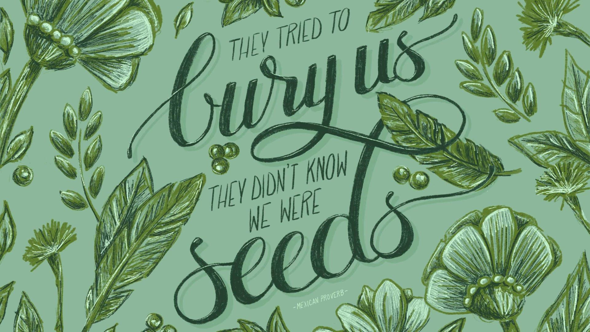 Sage Green Desktop Wallpaper
