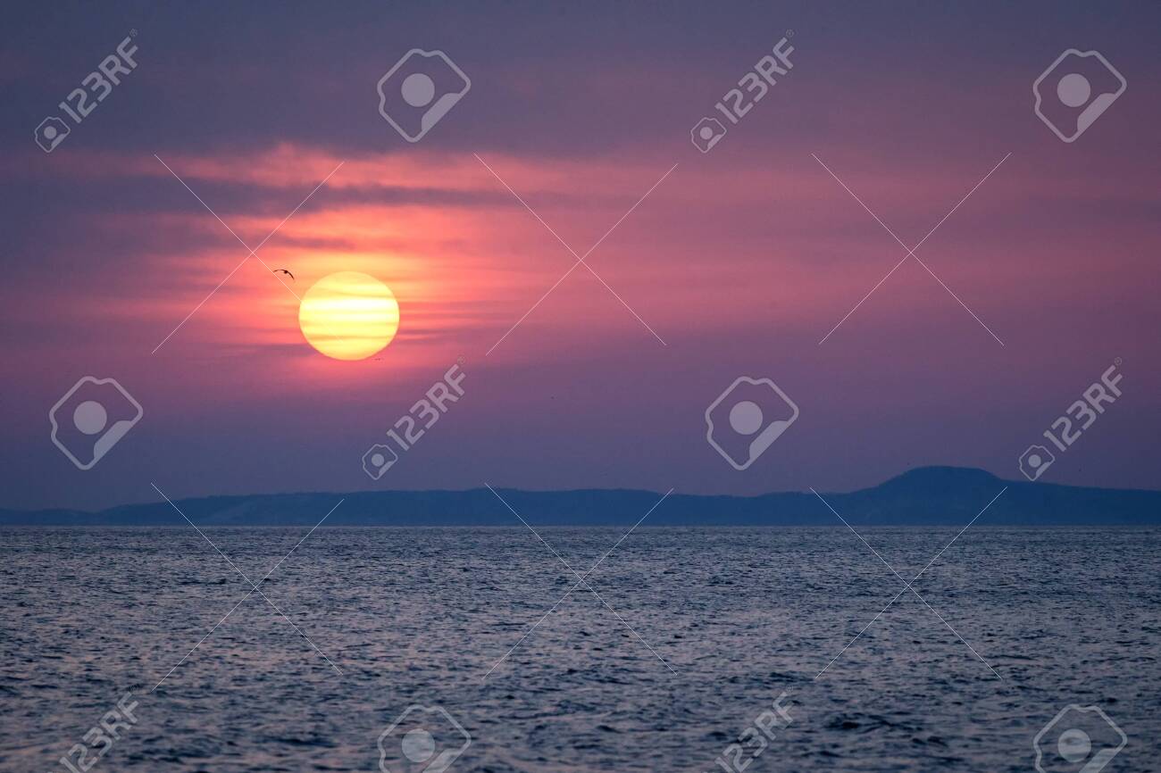 Sun Rising Above Kuril Islands Russia Wallpaper From