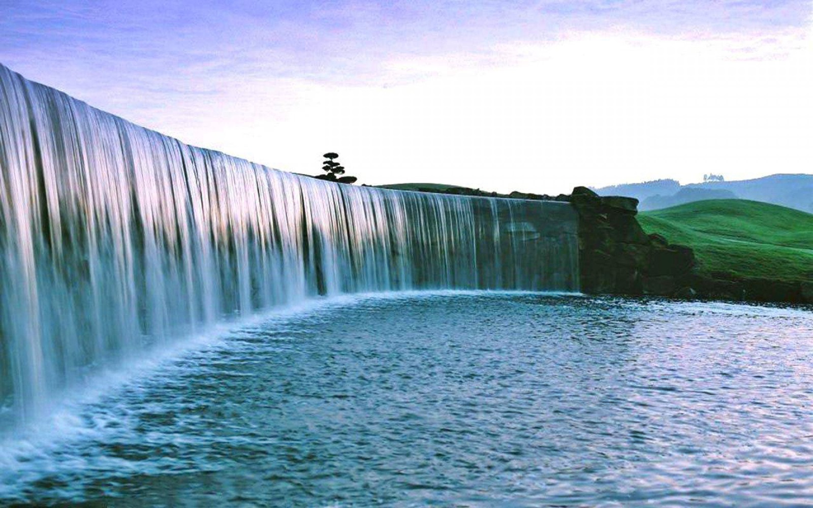 Beautiful Scenic Waterfall HD Wallpaper Wallpaperqu