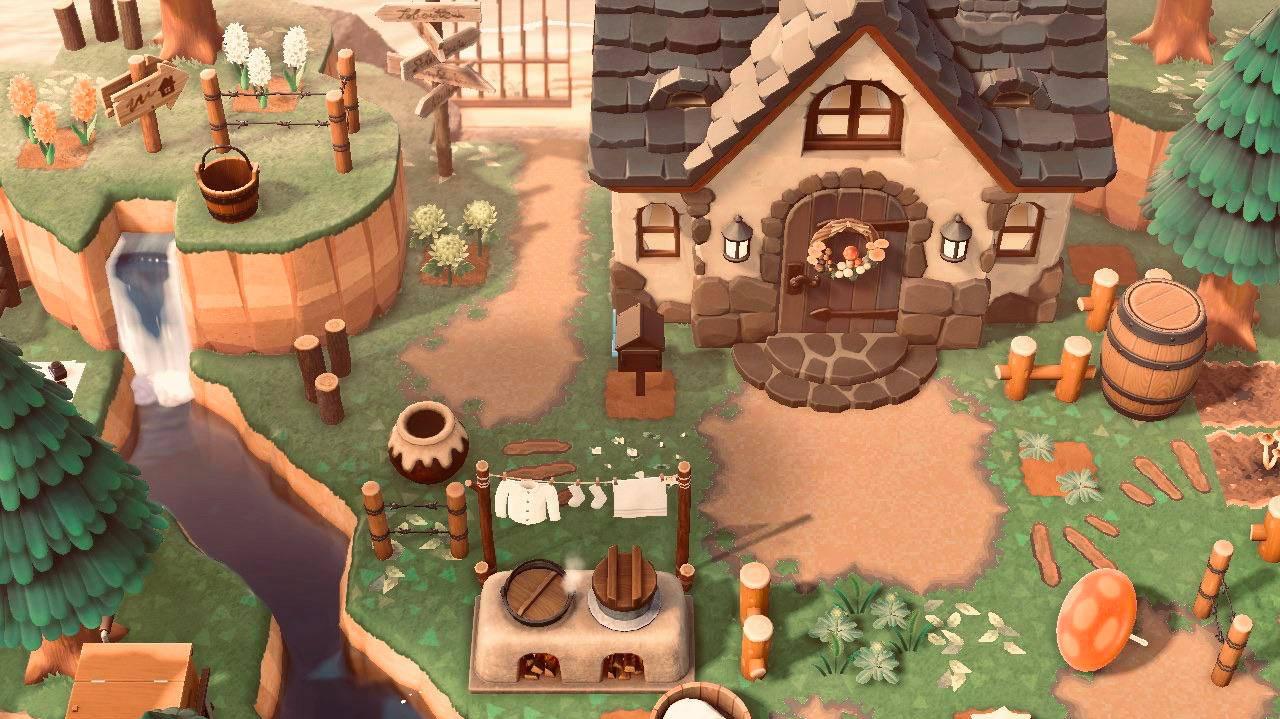 Animal Crossing Cottagecore Desktop Wallpaper