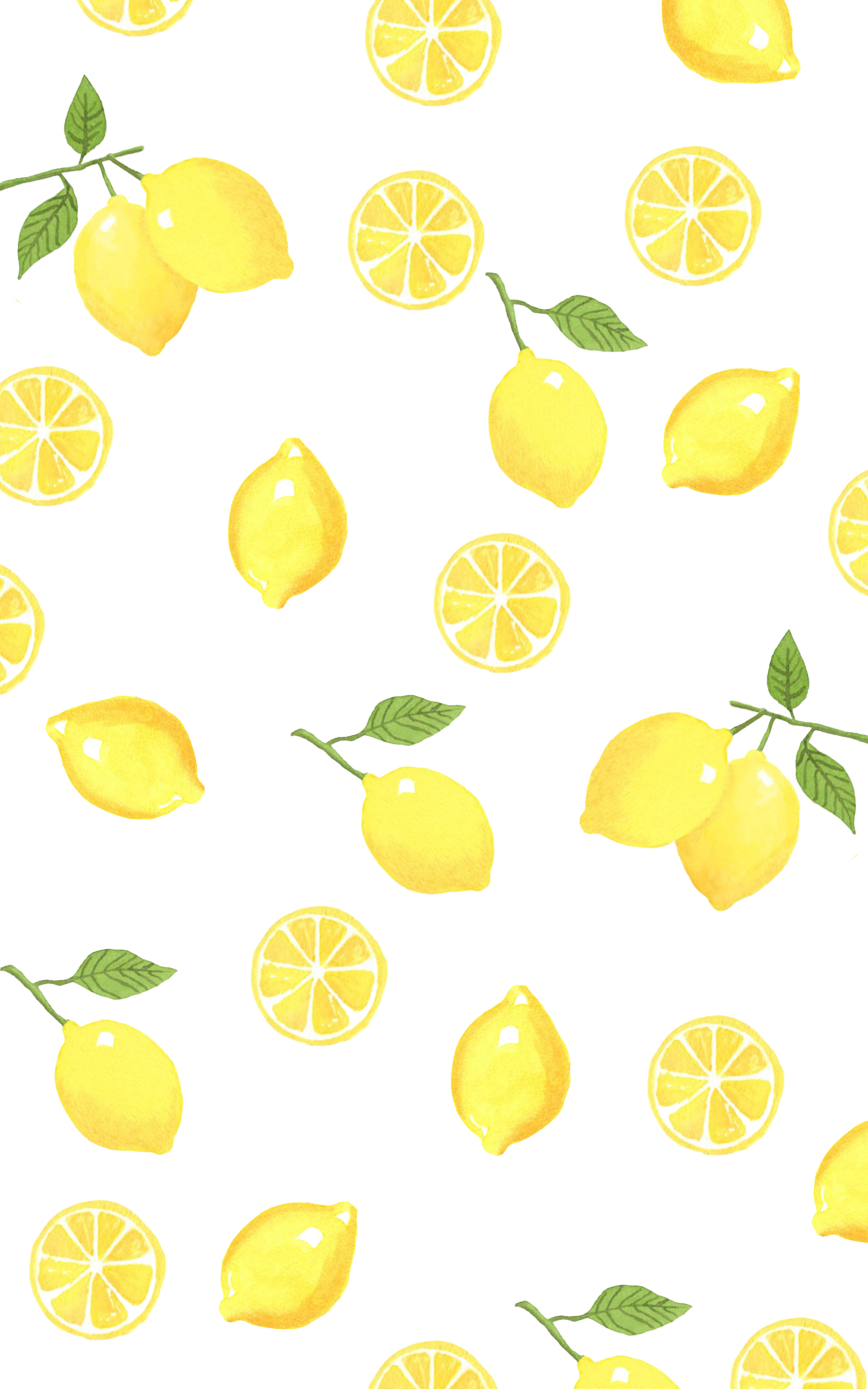 Lemon Wallpaper Cute Patterns