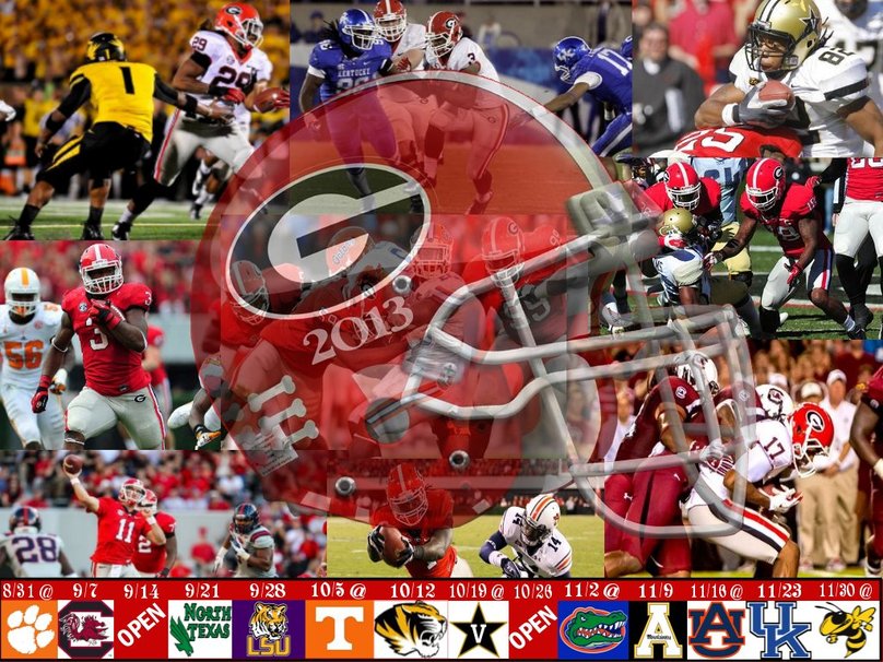 Georgia Bulldogs Football Schedule Wallpaper