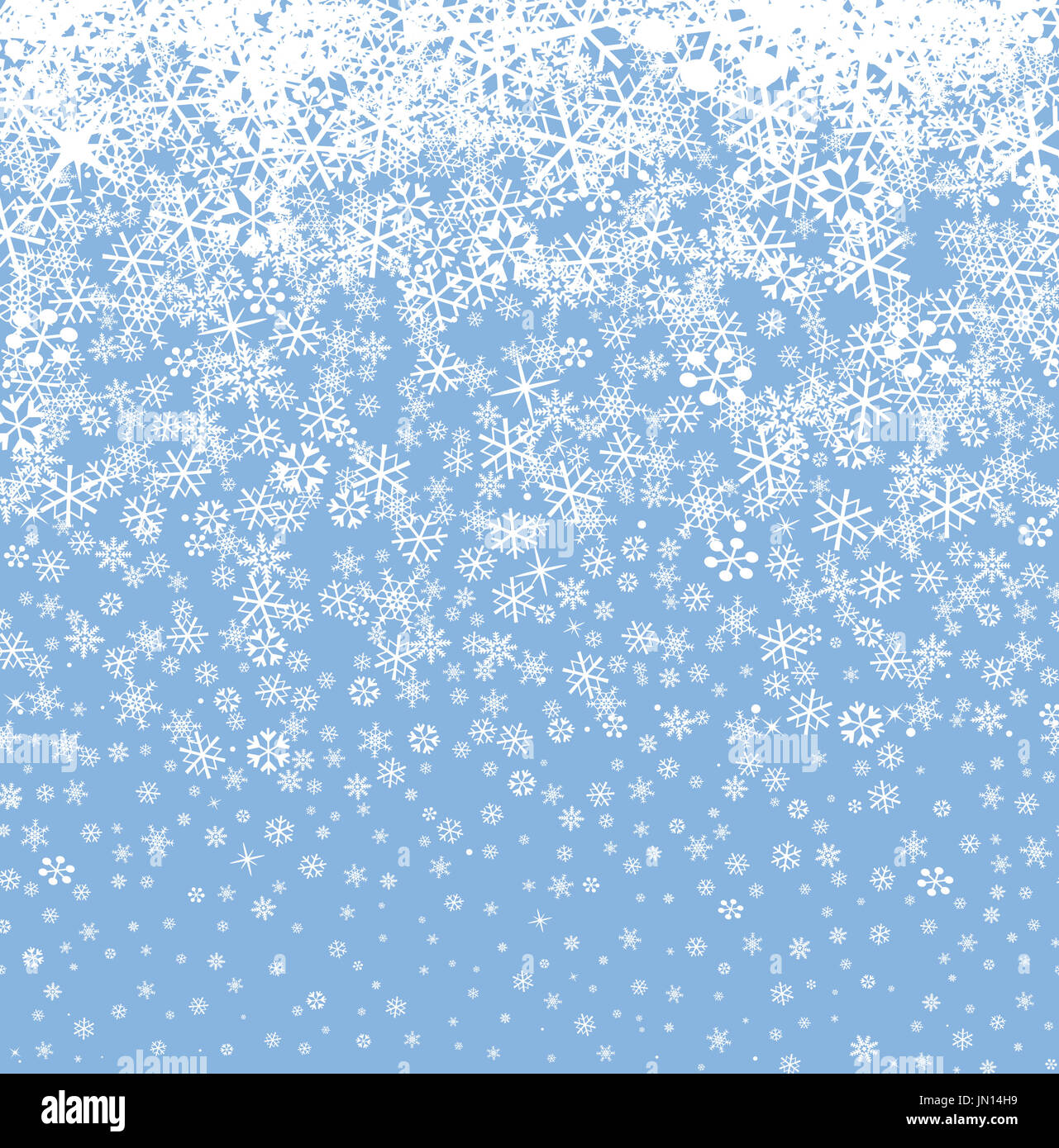 Snow background Snowflakes seamless pattern Winter snowy