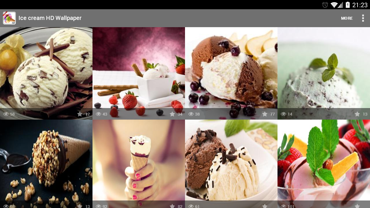 Ice cream HD Wallpaper   screenshot
