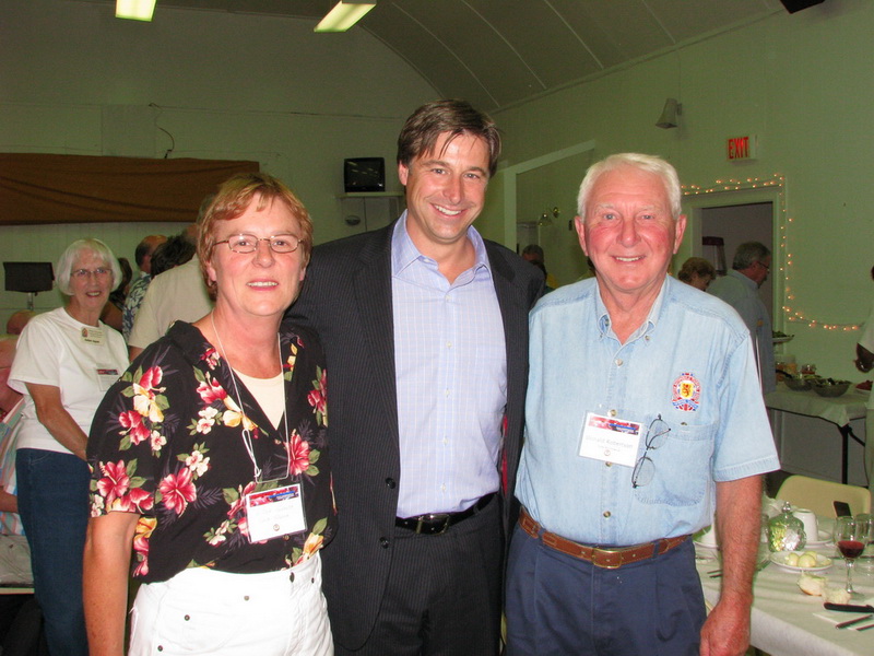 Linda Grandy And Don Robertson With New Brunswick Premier Shawn Graham