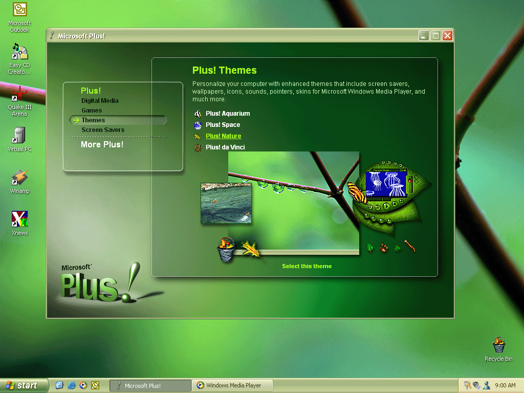 windows 98 desktop themes xp