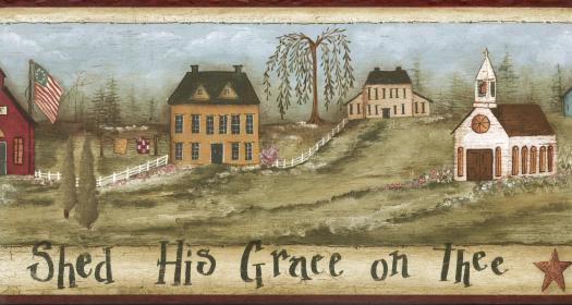 His Grace Wallpaper Border Inc