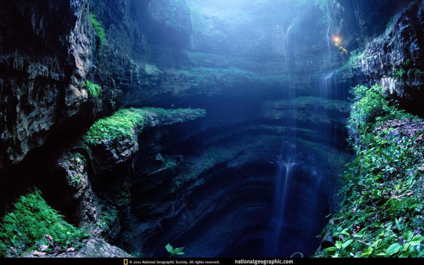 Hq Deep Down Cave Wallpaper