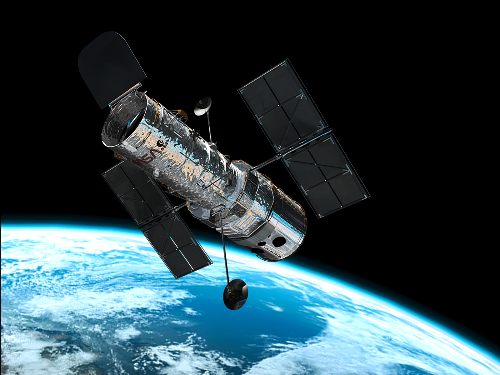 Hubble In Orbit Esa